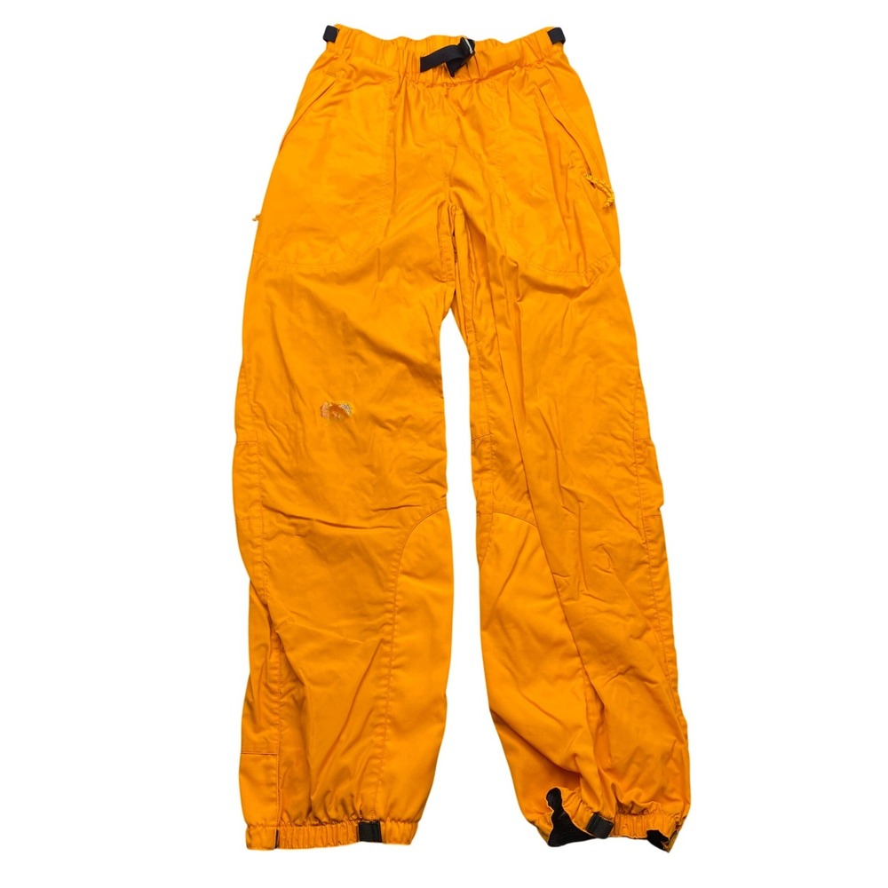 VTG Patagonia Strider Pants 84142 Mens Orange Hiking Size S Small - Damaged